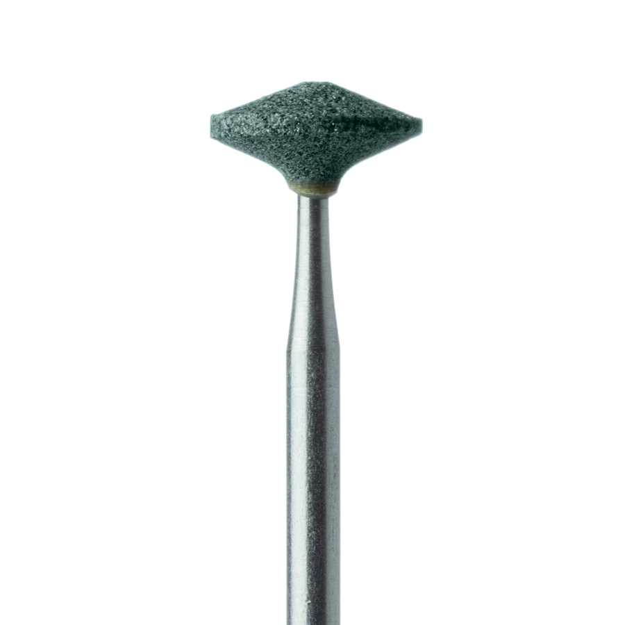 633-090-HP-GRN Abrasive, Green, Saucer, 9mm Ø, Medium, HP