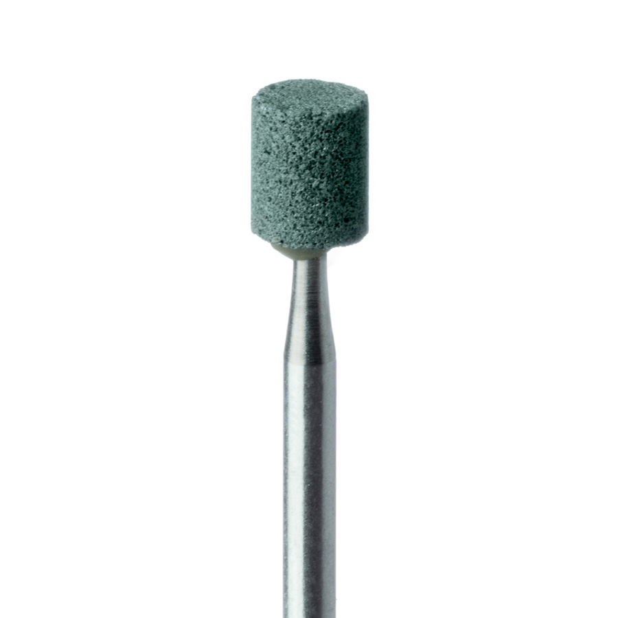 640-050-HP-GRN Abrasive, Green, Short Wide Cylinder, 5mm Ø, Medium, HP
