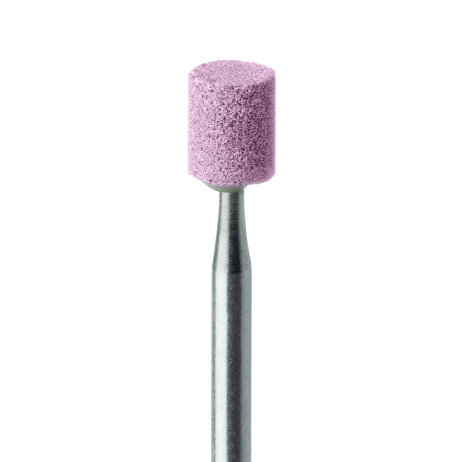 640-050-HP-P Abrasive, Pink Short Wide Cylinder 5.0mm HP