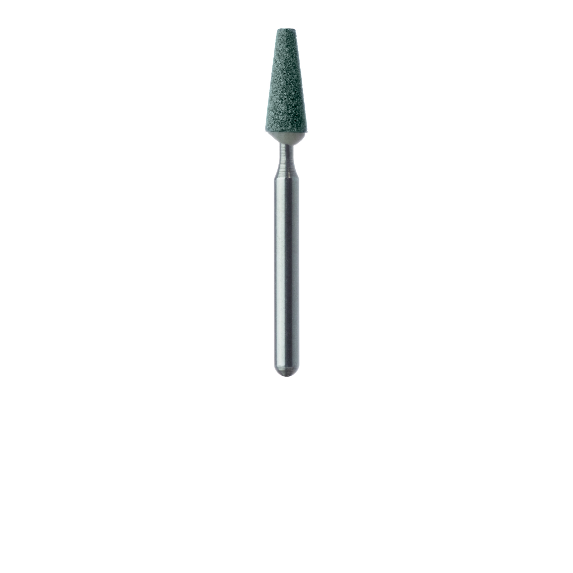 649F-025-FG-GRN Abrasive, Green, Tapered Flat End, 2.5mm Ø, Fine, HP