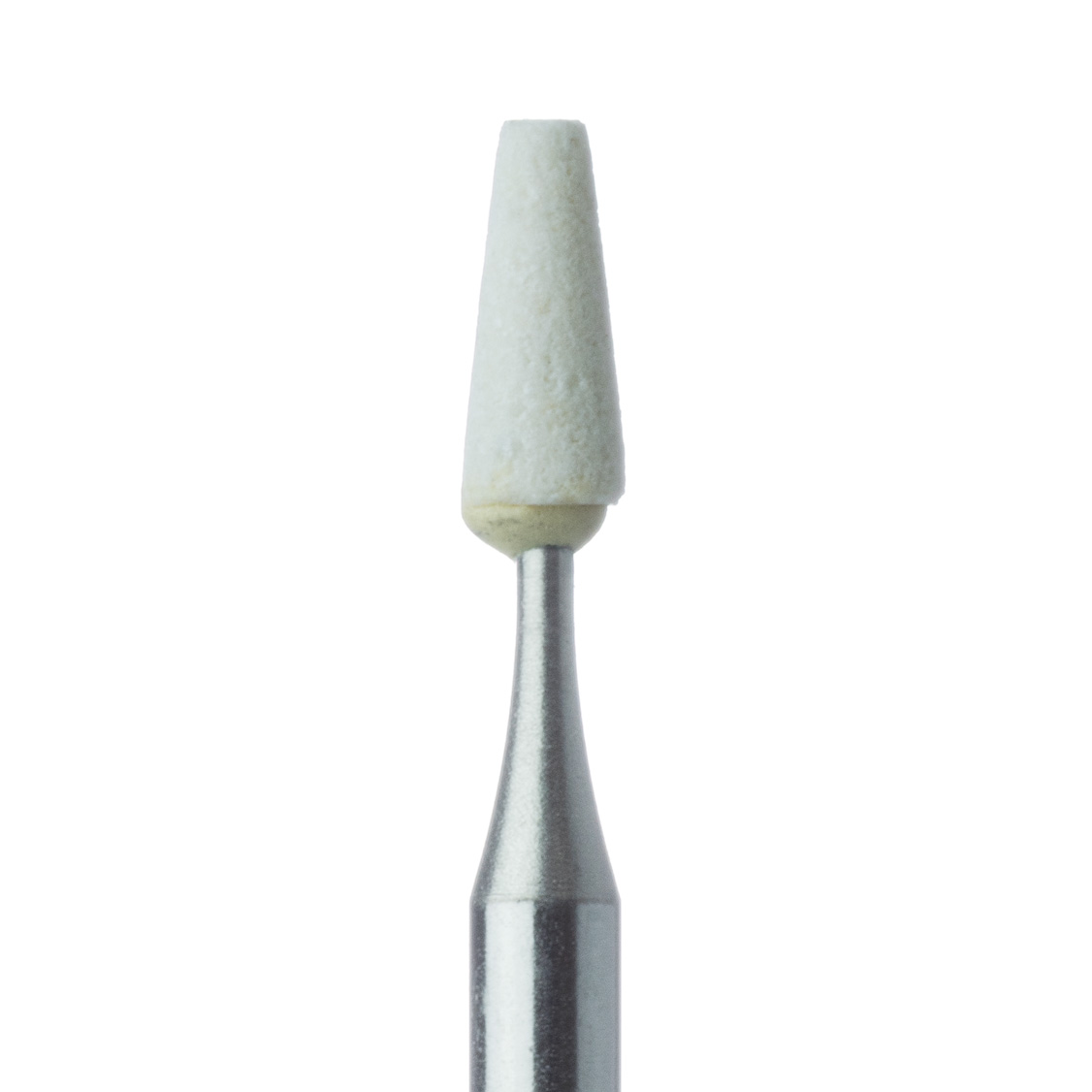 649XF-025-RA-WH Abrasive, White, Tapered Flat End, 2.5mm Ø, Extra Fine, RA