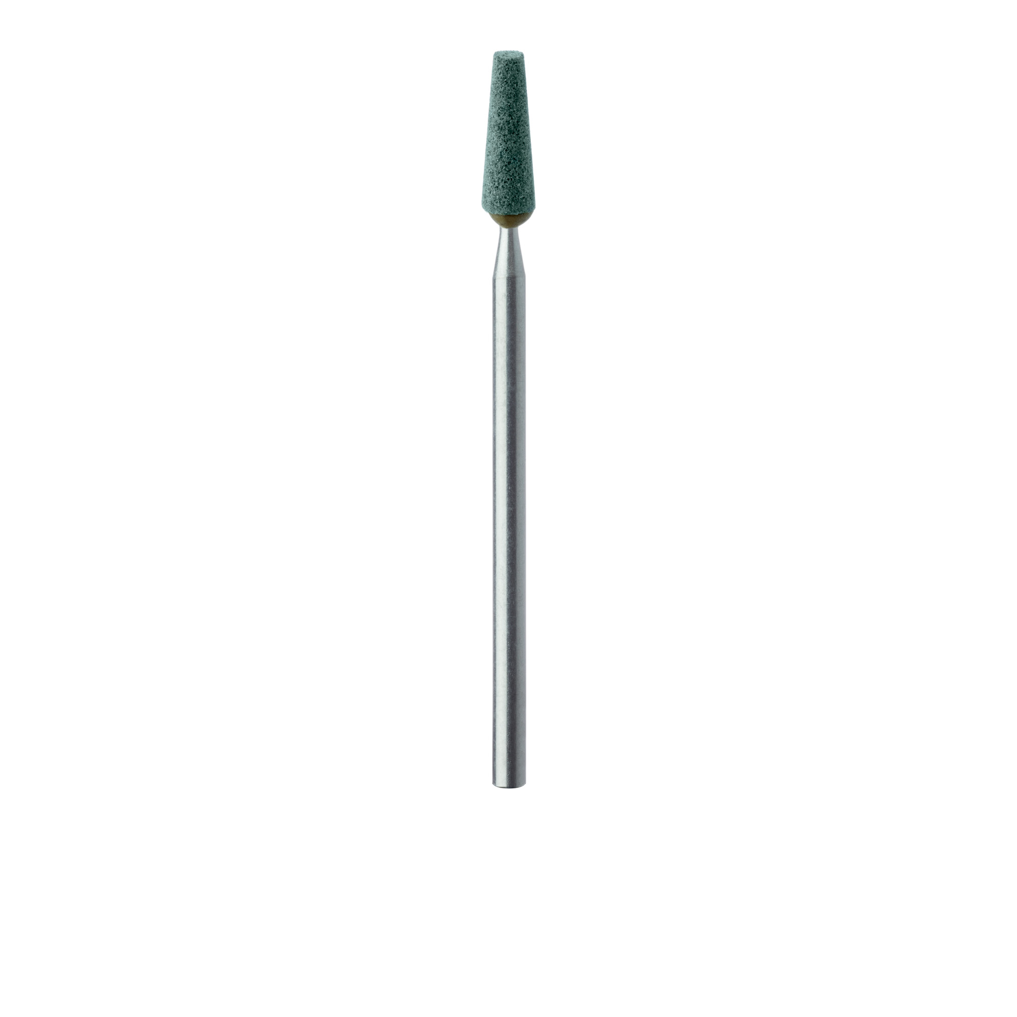 652-035-HP-GRN Abrasive, Green, Tapered Flat End, 3.5mm Ø, Medium, HP
