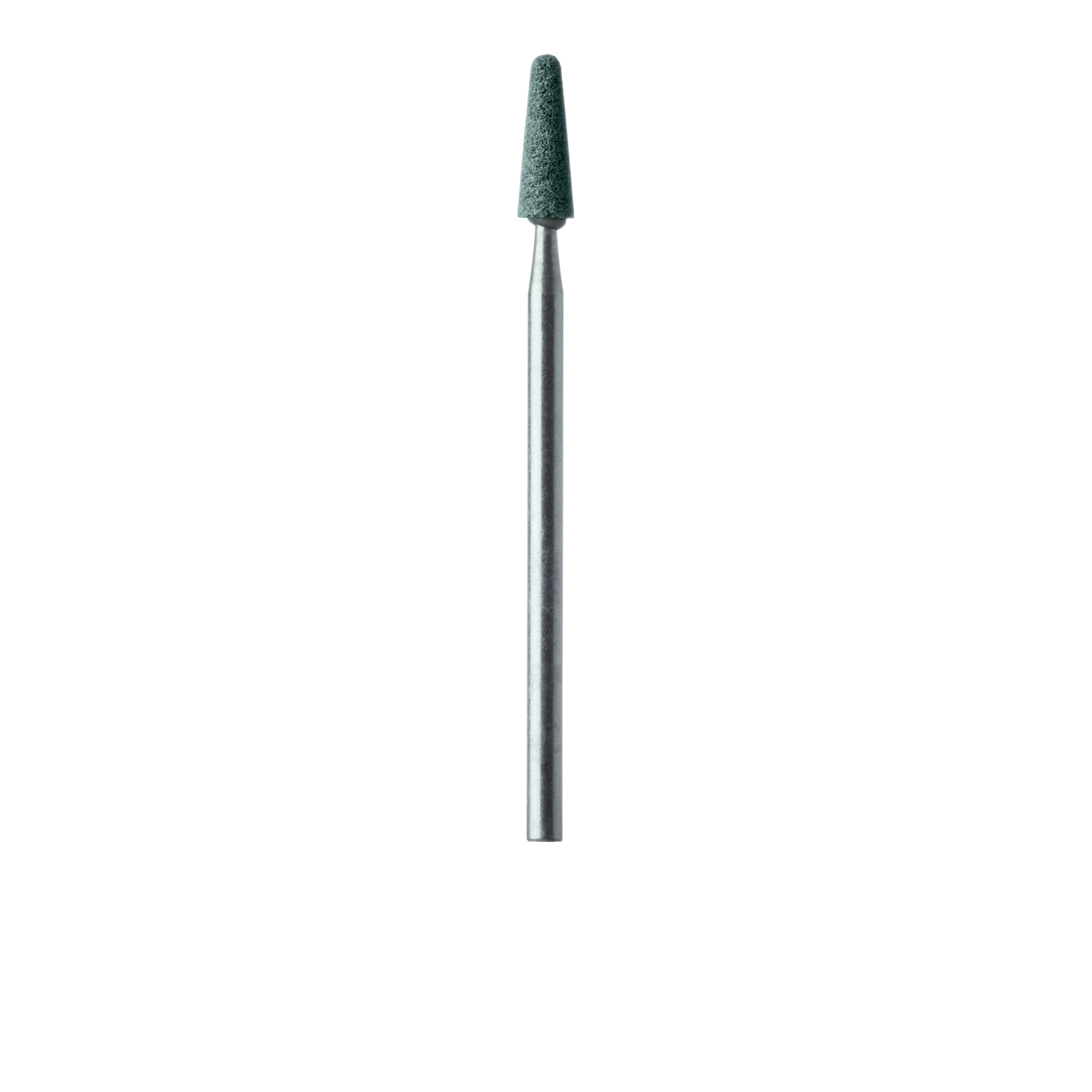 652R-035-HP-GRN Abrasive, Green, Tapered Round End, 3.5mm Ø, Medium, HP