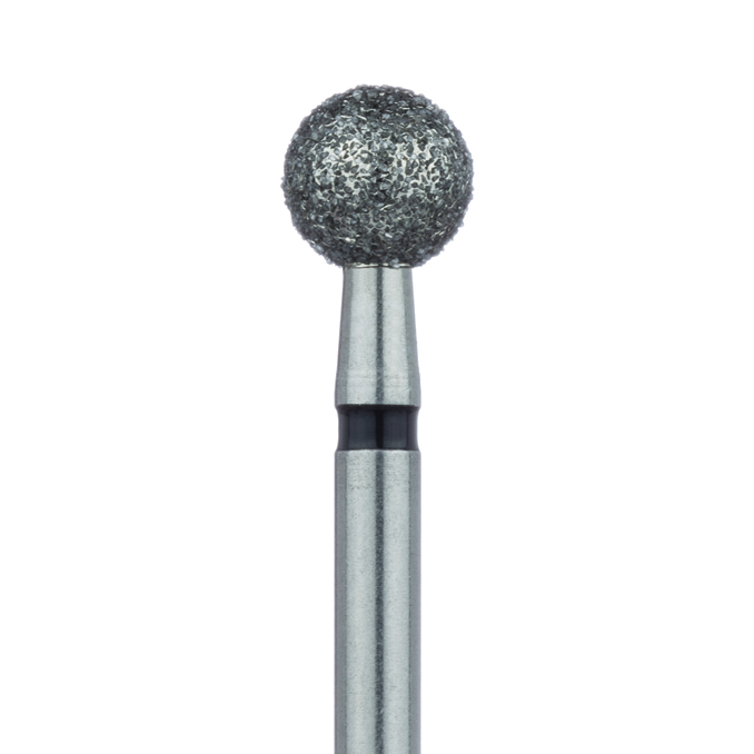 801H-050-HP Round Diamond Bur, 5mm Ø, Super Coarse, HP