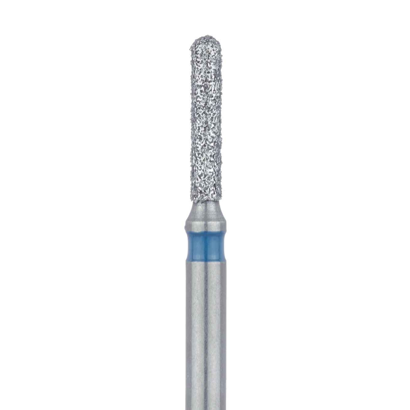 838L-012-FG Long Round End Cylinder Diamond Bur, 1.2mm Ø, Medium, FG