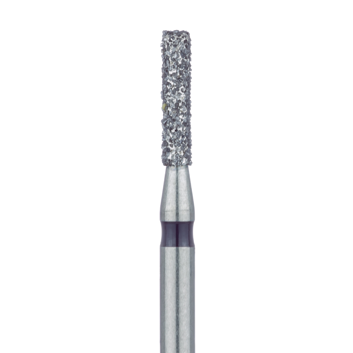 841H-014-FG Round Edge Long Cylinder Diamond Bur, 1.4mm Ø, Super Coarse, FG