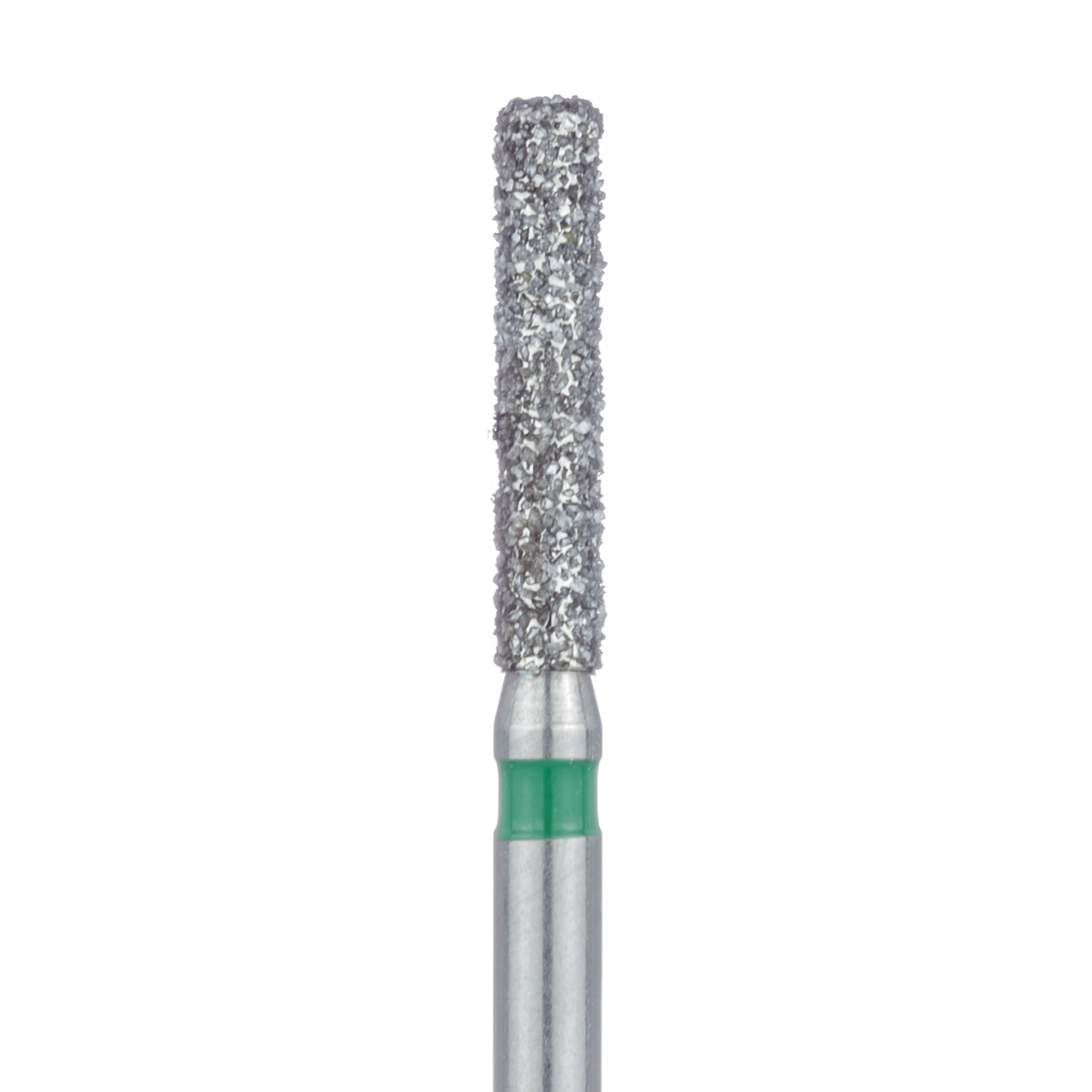 842G-016-FG Round Edge Extra Long Cylinder Diamond Bur, 1.6mm Ø, Coarse, FG