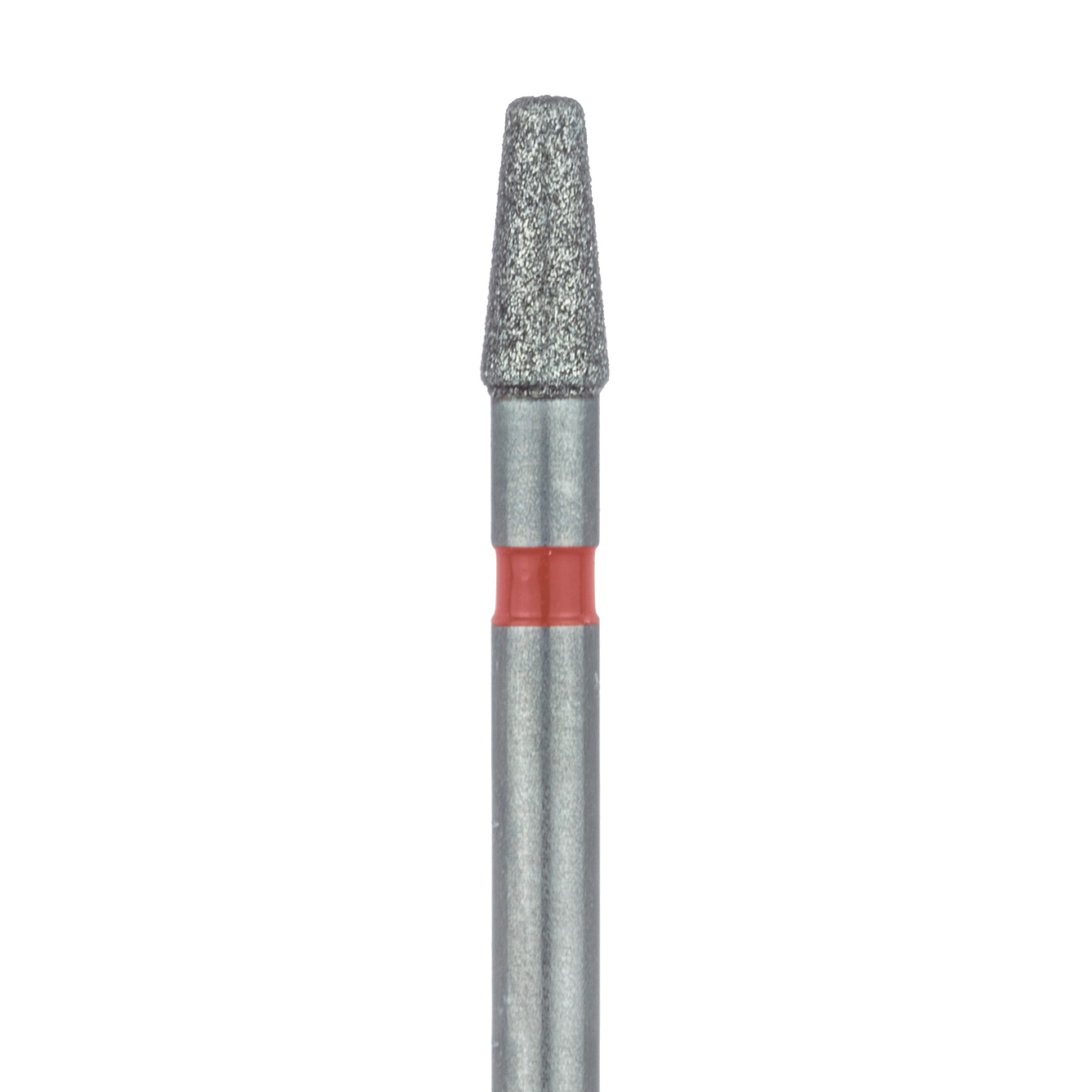 845RF-018-FG Tapered Round Edge Diamond Bur, 1.8mm Ø, Fine, 1.2mm Tip Ø, FG