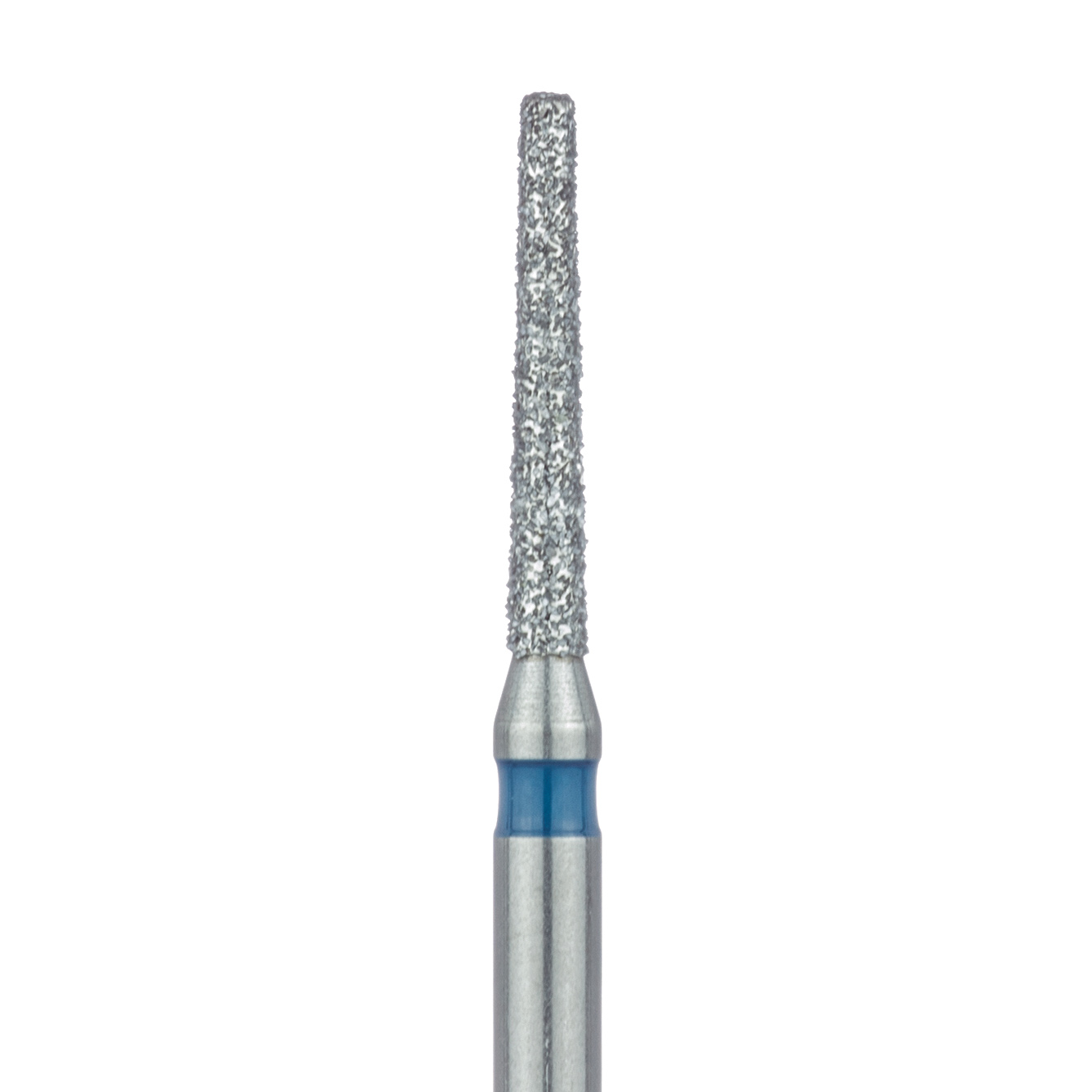 847-012-FG Long Tapered Flat End Diamond Bur, 1.2mm Ø, Medium, 0.7mm Tip Ø, FG