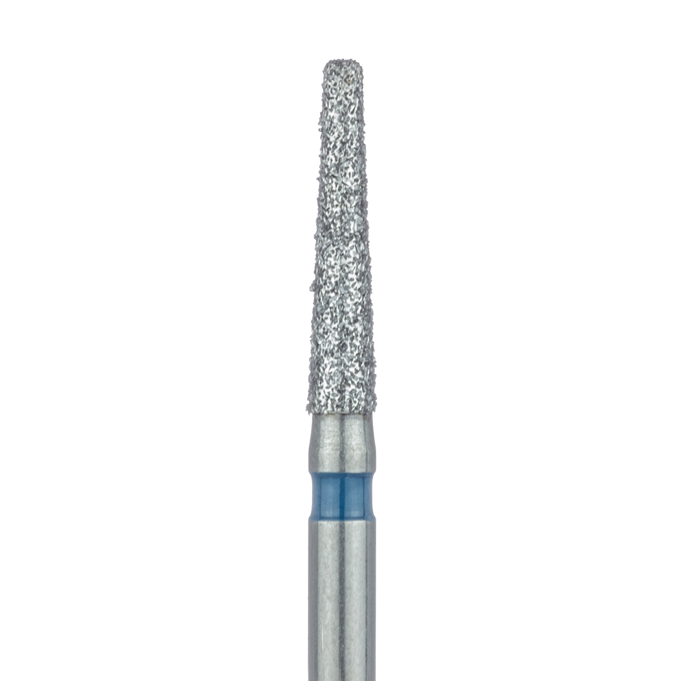 847R-016-FG Long Tapered Round Edge Diamond Bur, 1.6mm Ø, Medium, 0.9mm Tip Ø, FG