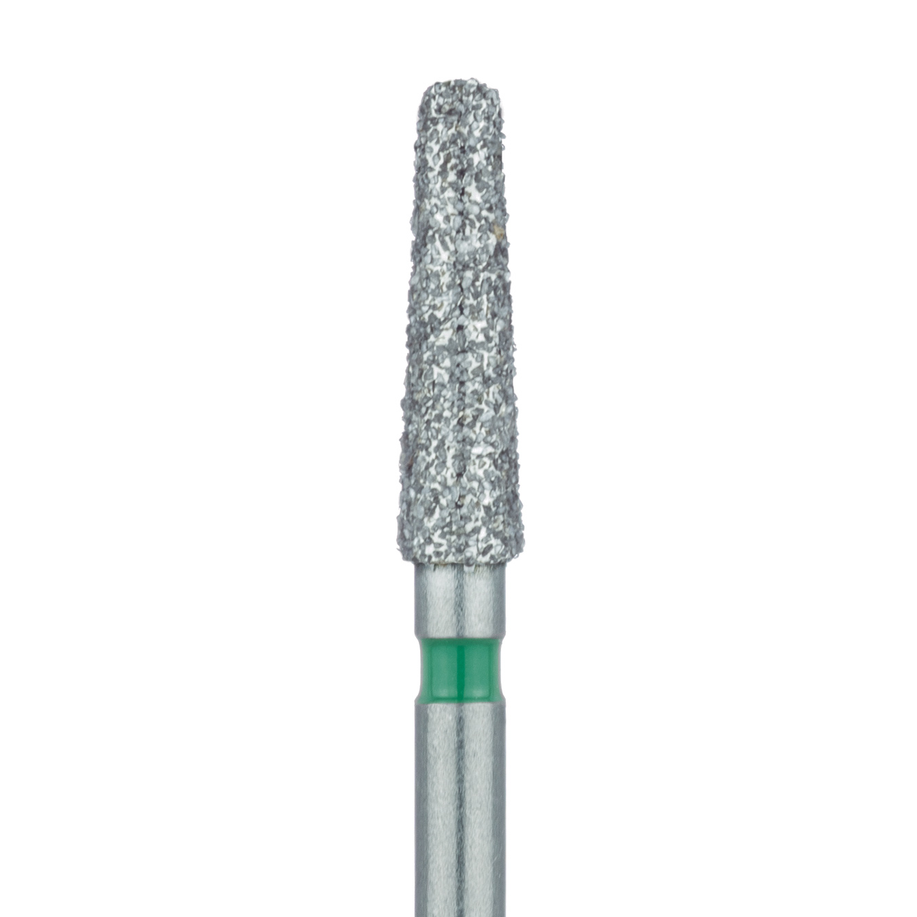 847RG-023-FG Long Tapered Round Edge Diamond Bur, 2.3mm Ø, Coarse, 1.6mm Tip Ø, FG