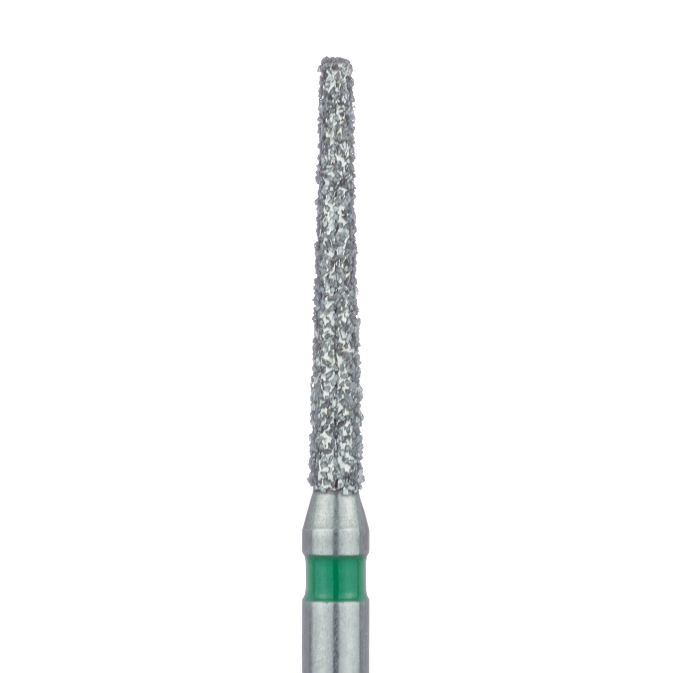 848G-014-FG Extra Long Tapered Flat End Diamond Bur, 1.4mm Ø, Coarse, 0.8mm Tip Ø, FG
