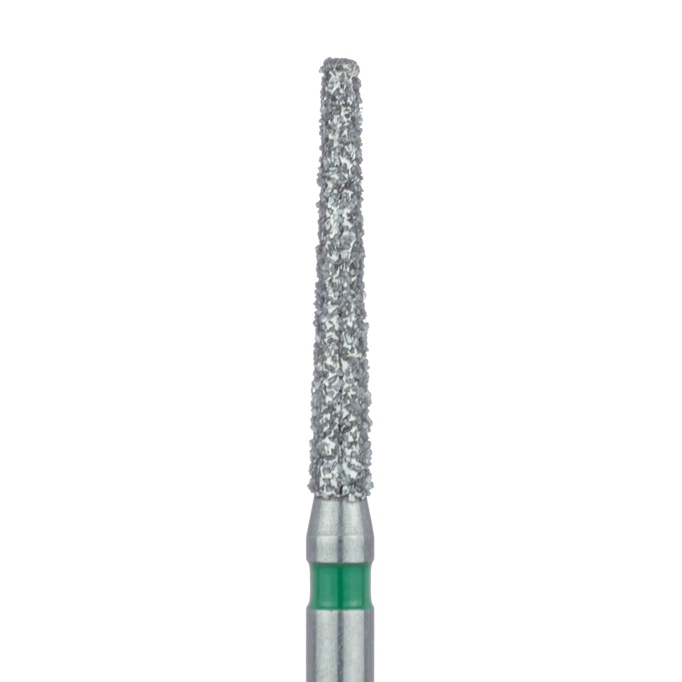 848G-016-FG Extra Long Tapered Flat End Diamond Bur, 1.6mm Ø, Coarse, 0.8mm Tip Ø, FG