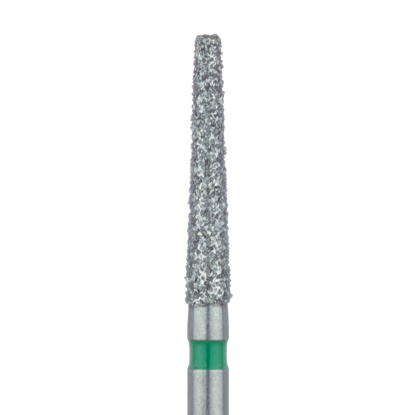 848G-018-FG Extra Long Tapered Flat End Diamond Bur, 1.8mm Ø, Coarse, 1.2mm Tip Ø, FG