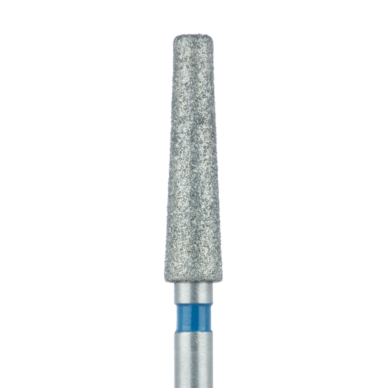 848Z4-024-FG Zirconia Diamond Bur, 2 Degree Tapered Flat End, 2.4mm Ø, Medium, FG