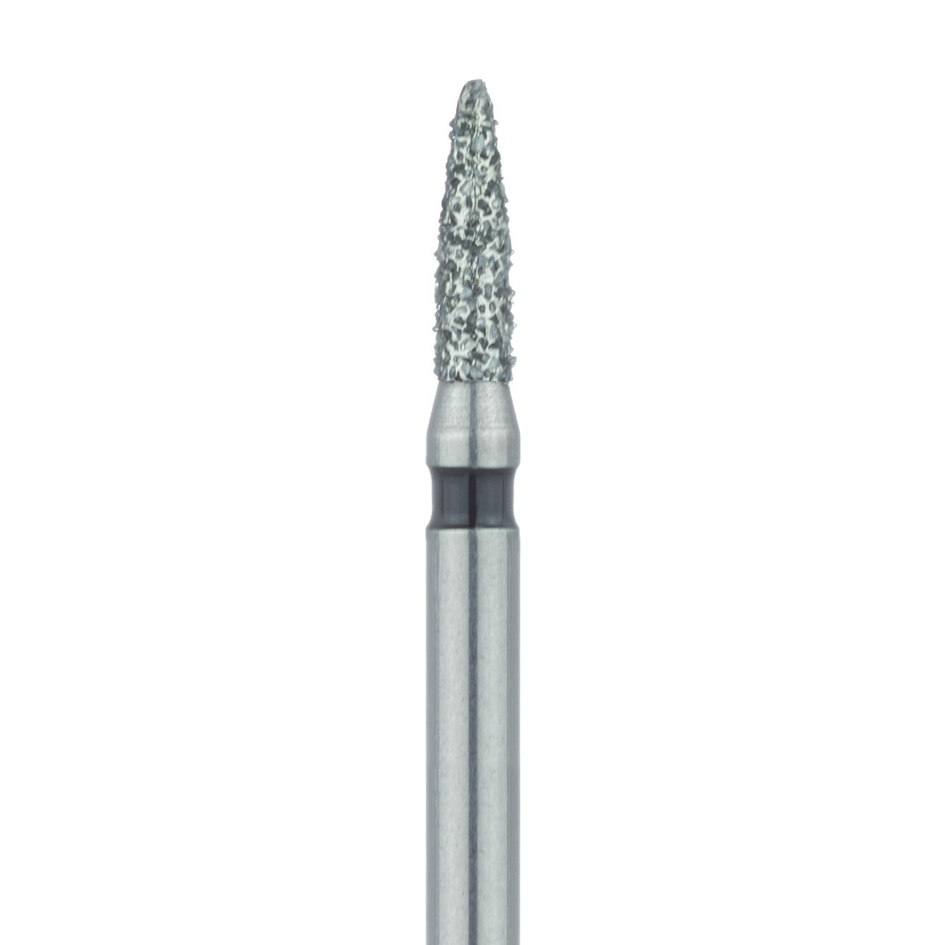 861H-014-FG Flame Diamond Bur, 1.4mm Ø, Super Coarse, FG
