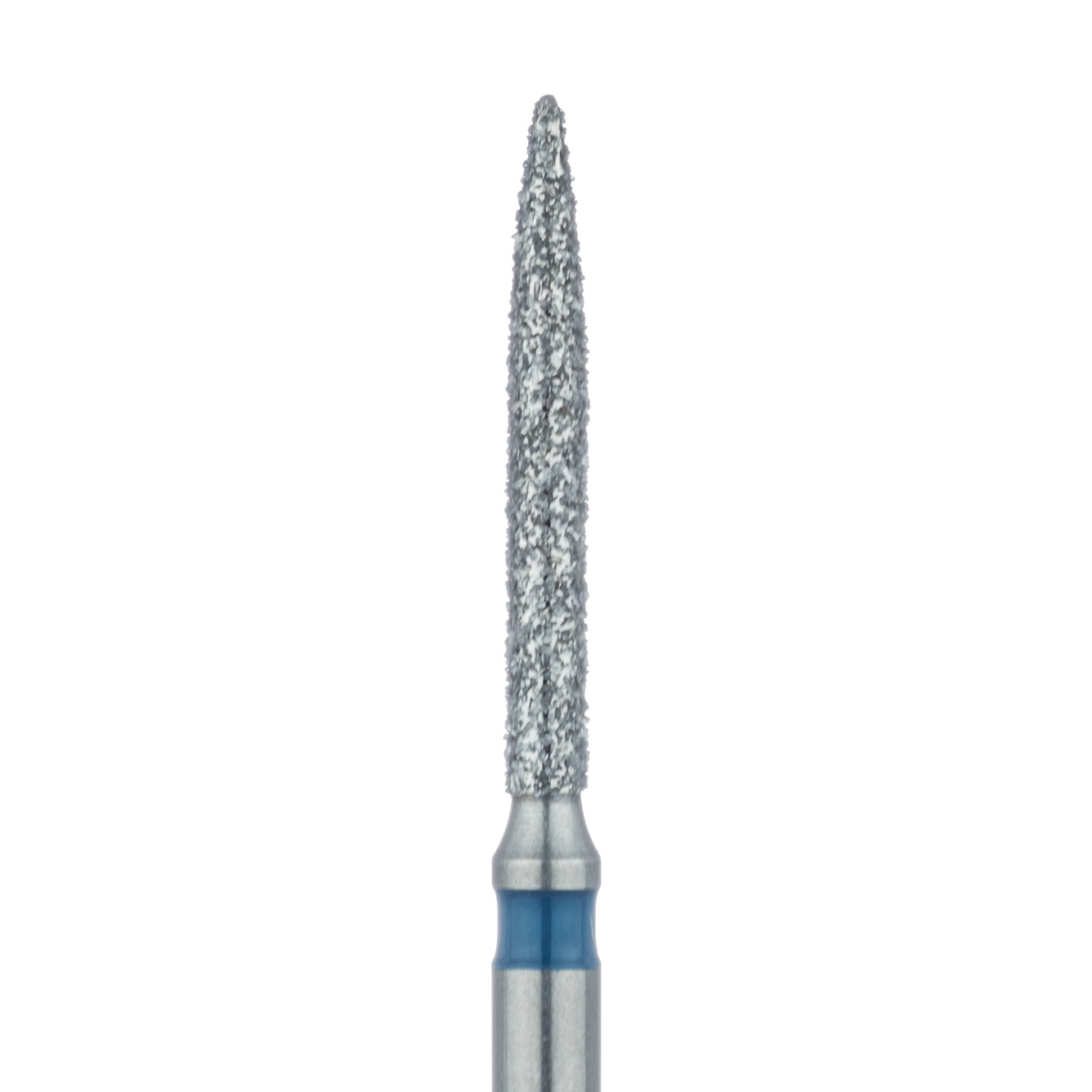 863-012-FG Long Flame Diamond Bur, 1.2mm Ø, Medium, FG