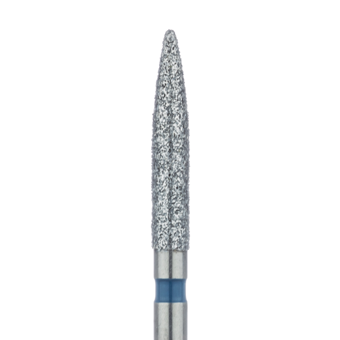 863-018-FG Long Flame Diamond Bur, 1.8mm Ø, Medium, FG