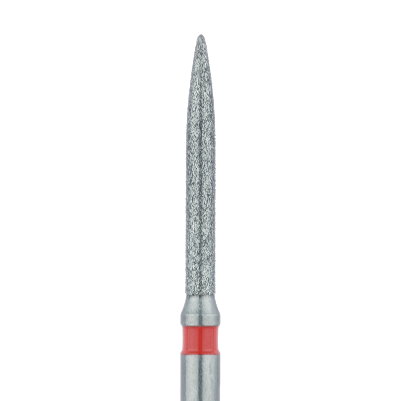 863F-012-FG Long Flame Diamond Bur, 1.2mm Ø, Fine, FG
