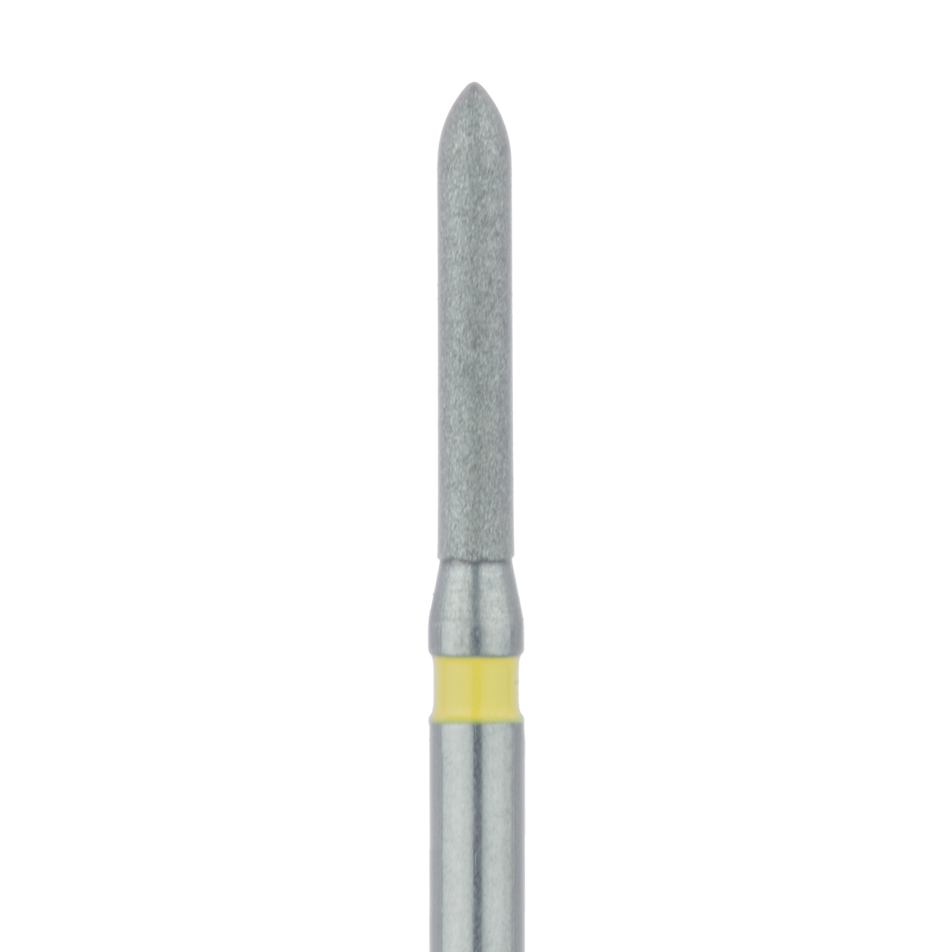 868C-012-FG Long Torpedo Diamond Bur, 1.2mm Ø, Extra Fine, FG