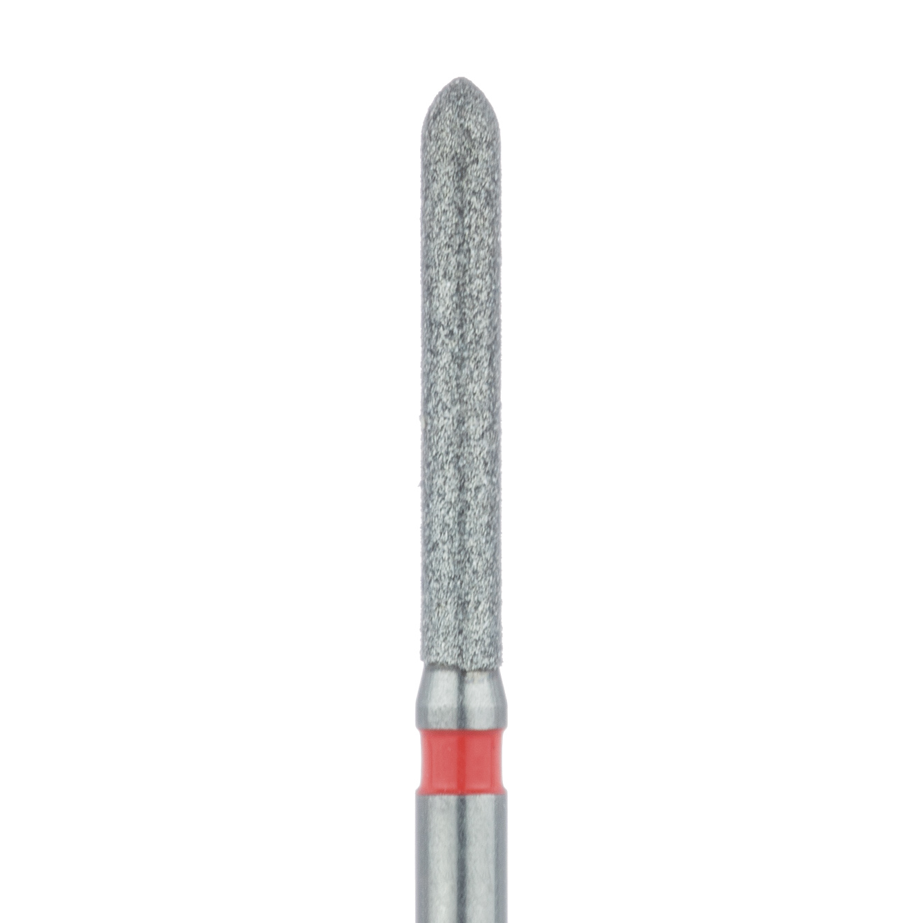 869F-014-FG Long Torpedo Diamond Bur, Beveled Tip, 1.4mm Ø, Fine, FG