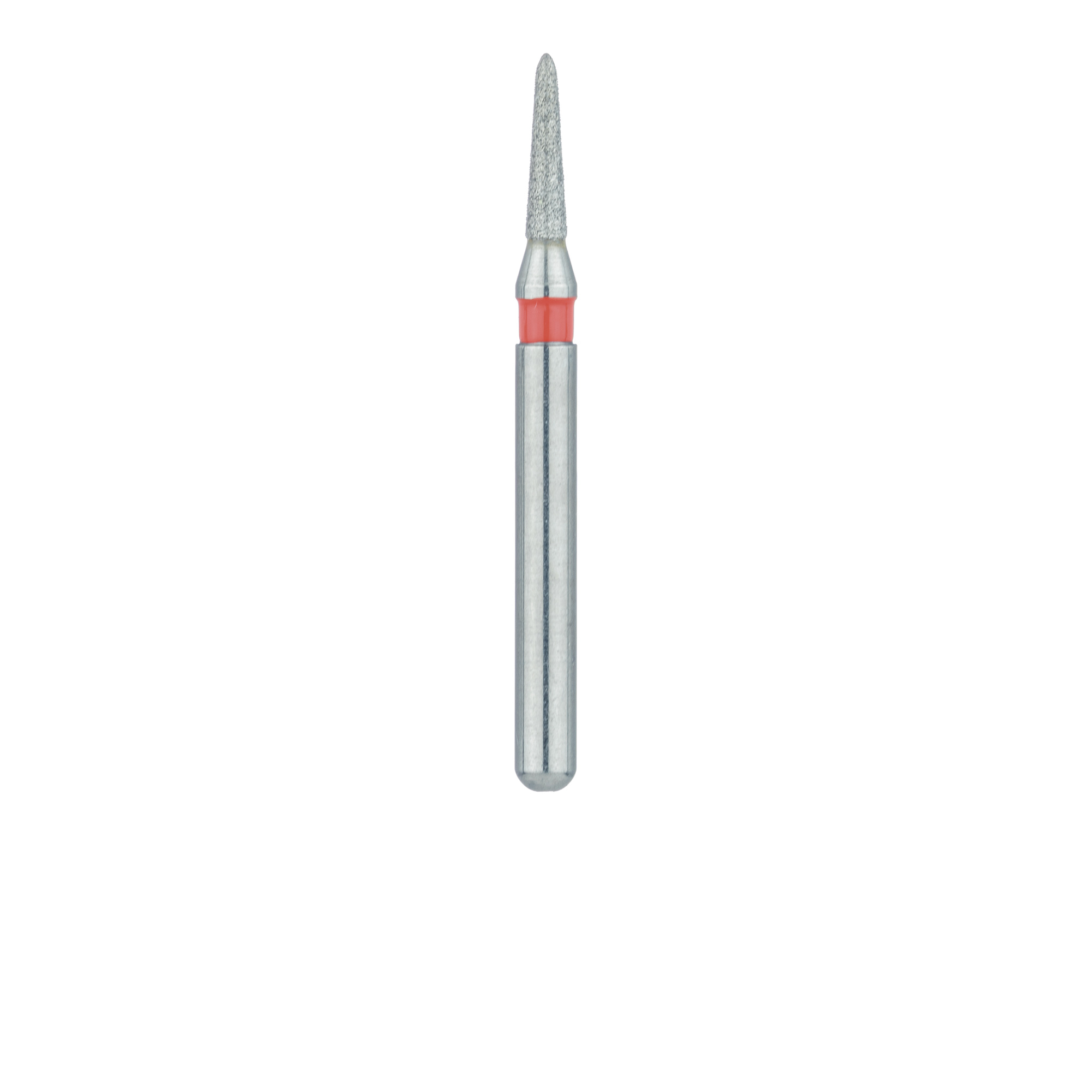 876F-012-FG Short Tapered Torpedo Diamond Bur, 1.2mm Ø, Fine, FG