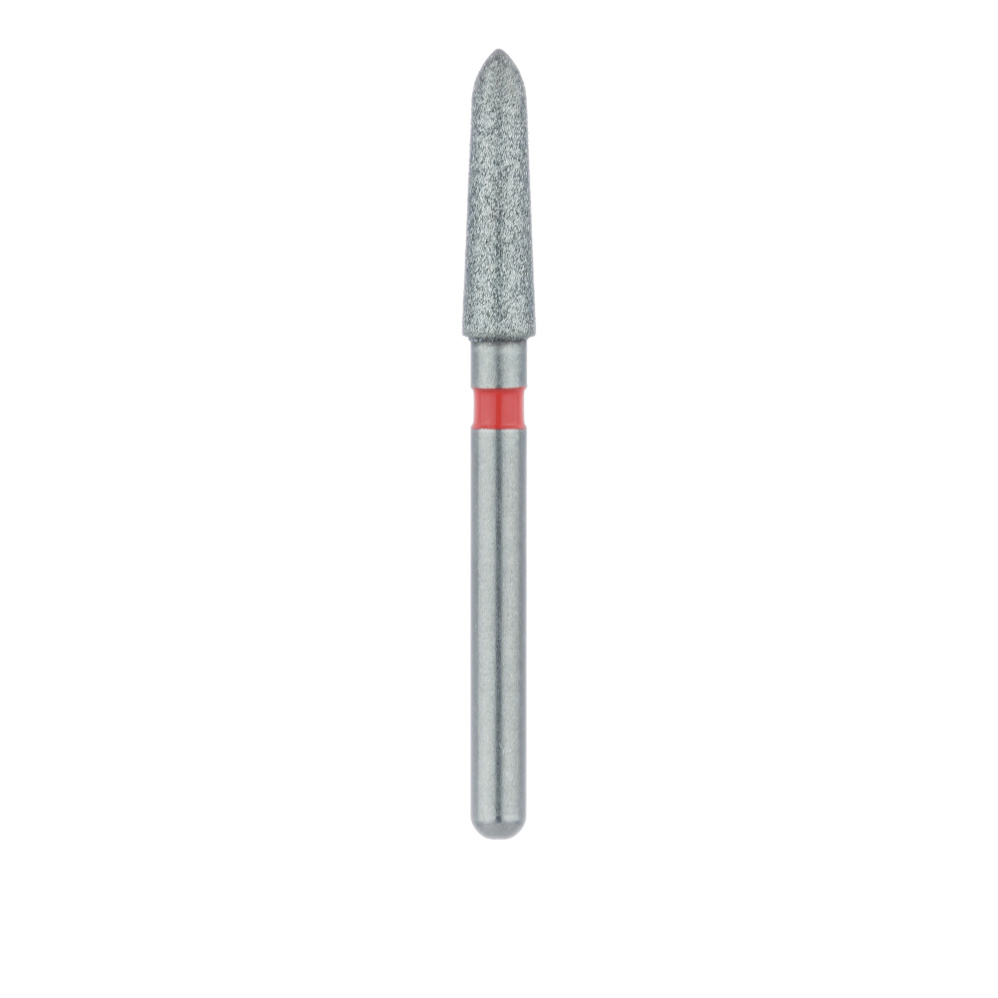 878F-021-FG Tapered Torpedo Diamond Bur, 2.1mm Ø, Fine, FG