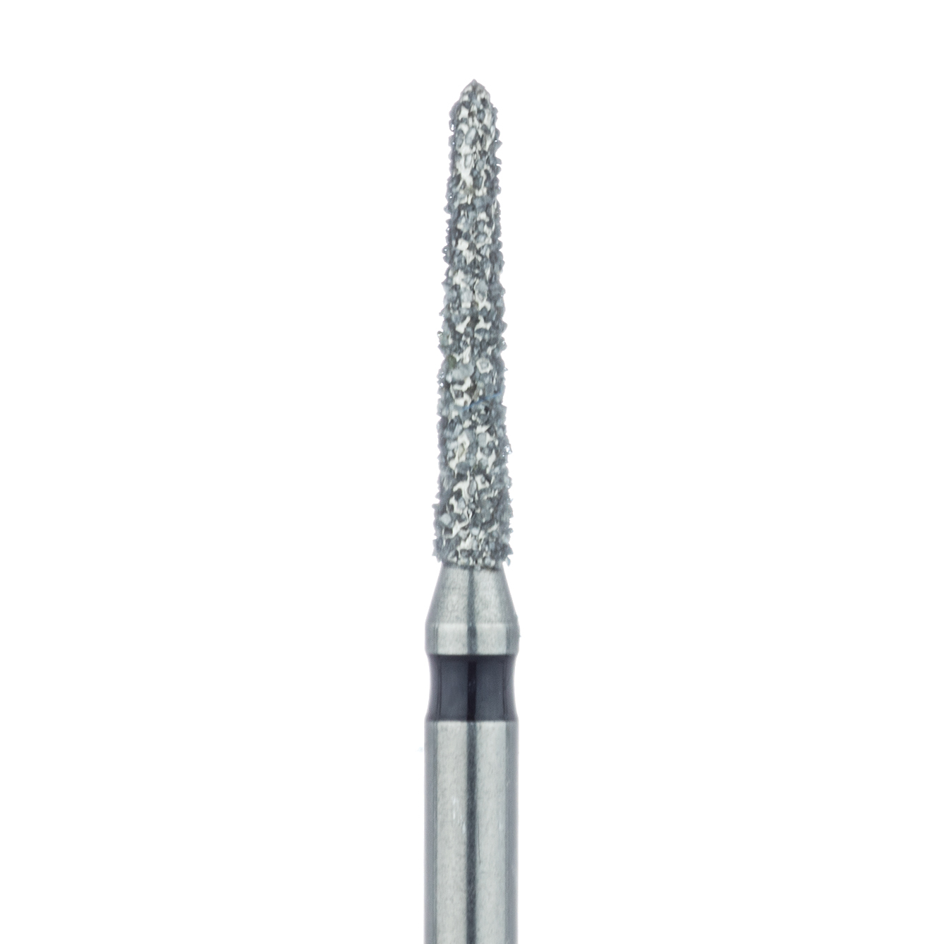 878H-014-FG Tapered Torpedo Diamond Bur, 1.4mm Ø, Super Coarse, FG