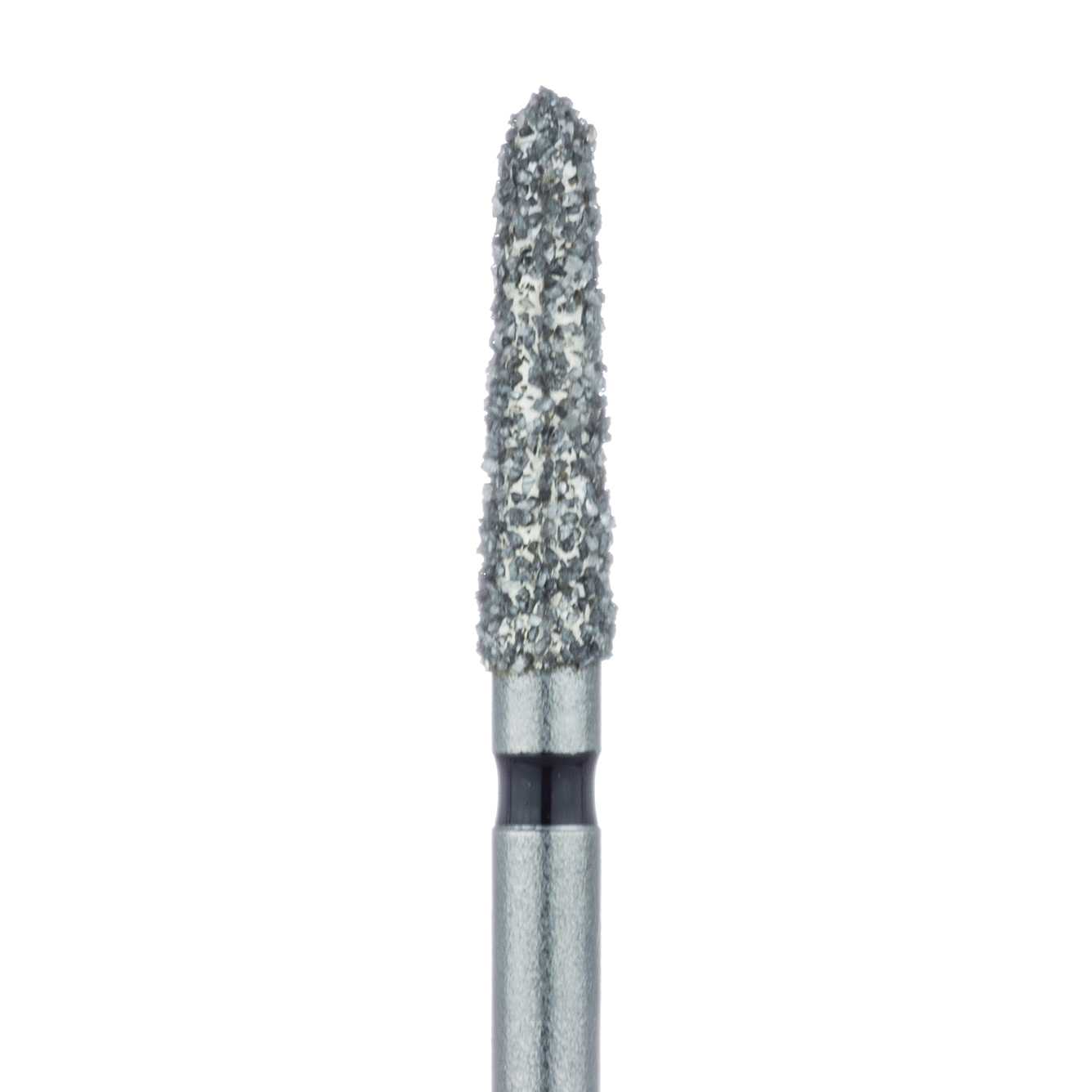 878H-021-FG Tapered Torpedo Diamond Bur, 2.1mm Ø, Super Coarse, FG