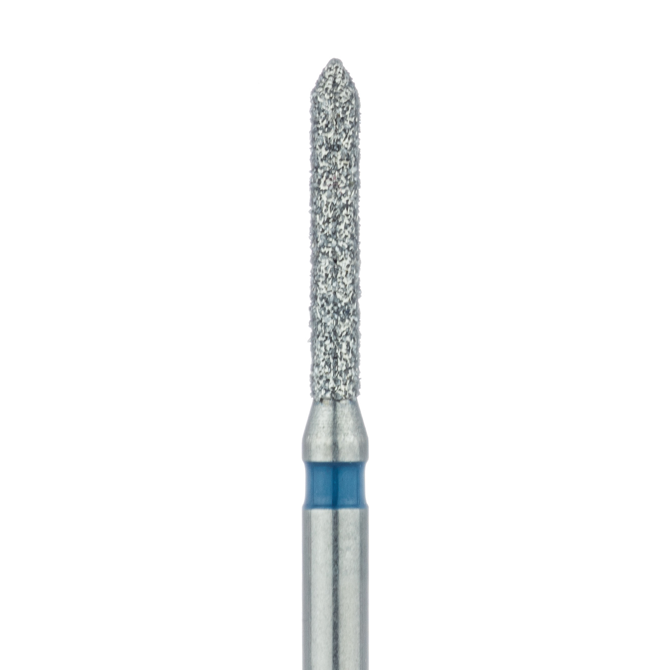885-012-FG Pointed Tip Cylinder Diamond Bur, 1.2mm Ø, Medium, FG