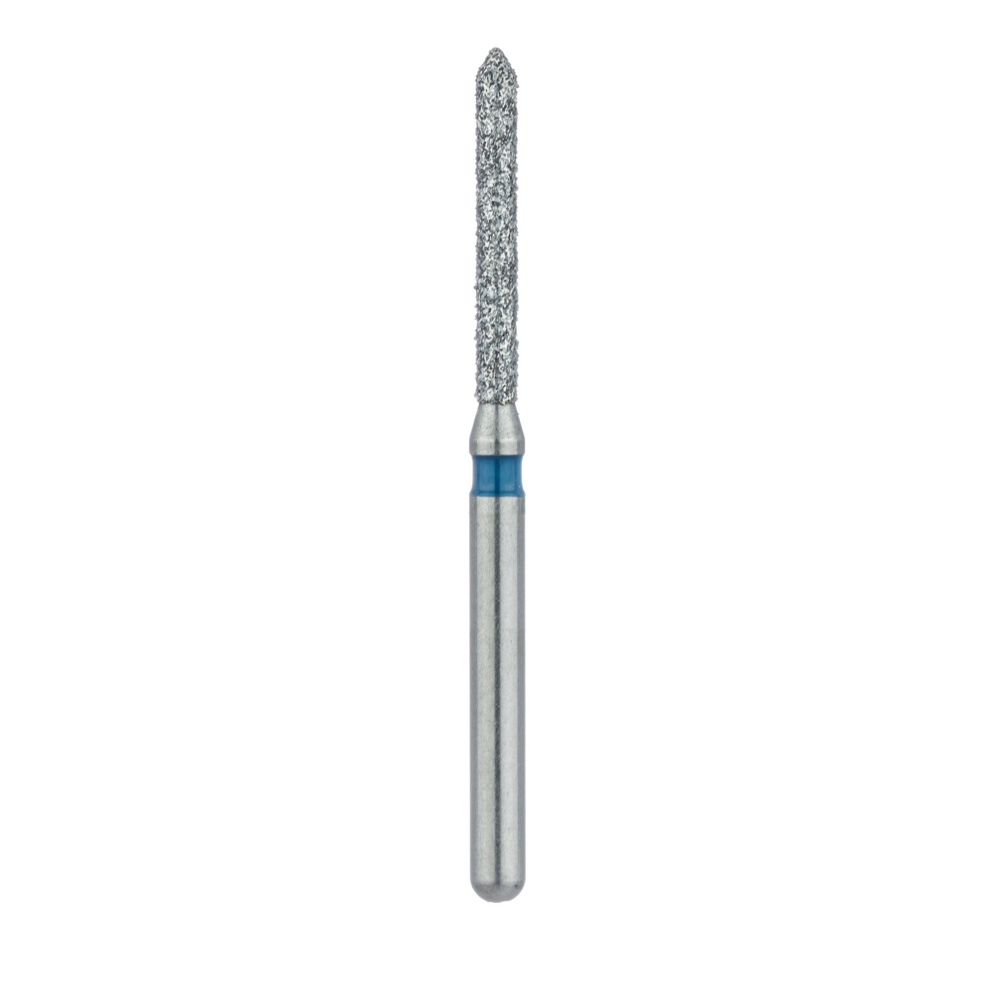 886-012-FG Long Pointed Tip Cylinder Diamond Bur, 1.2mm Medium, FG