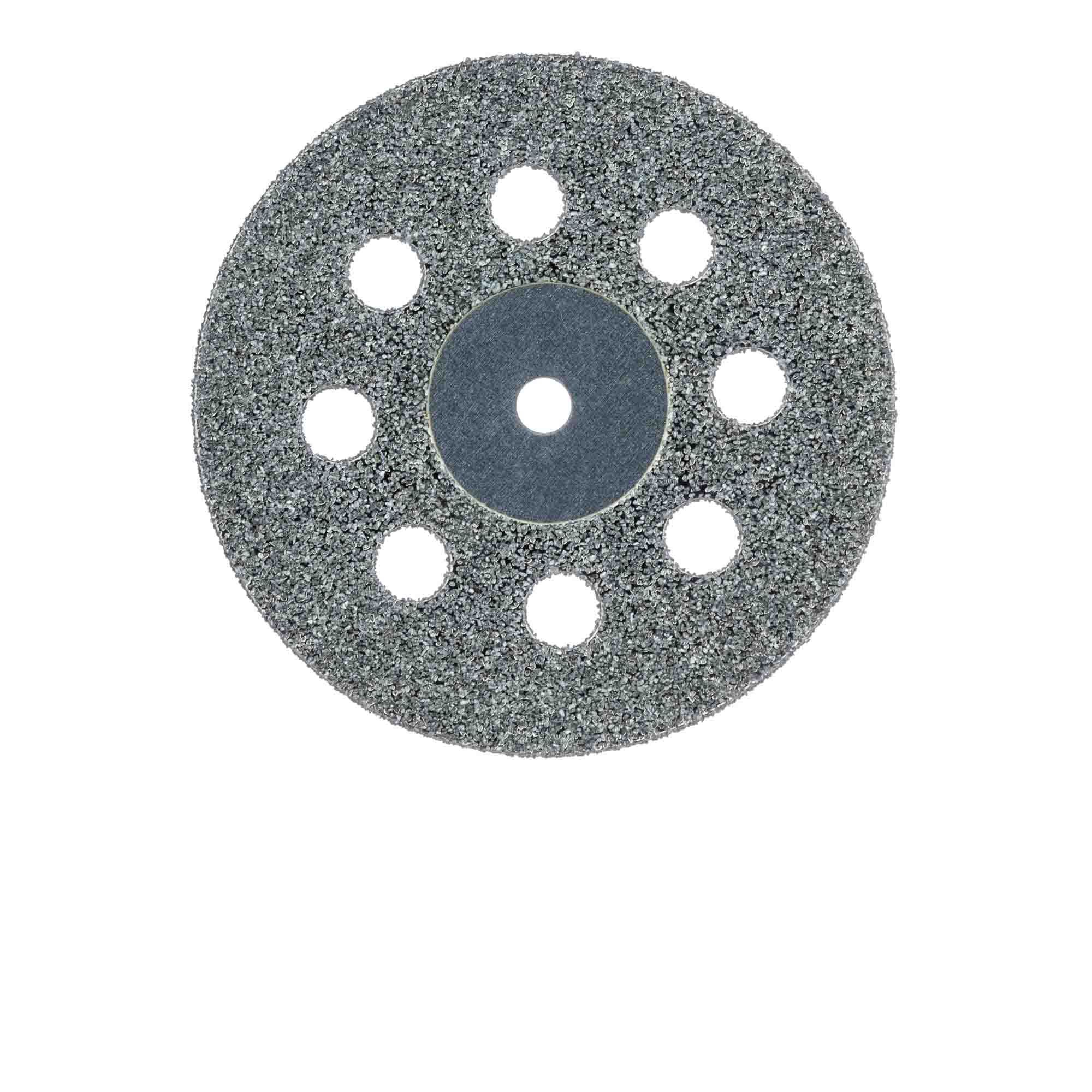 918D-220-UNM Diamond Bur, Perforated Disc, Double Sided, 0.5mm Thick, 22mm Ø, UNM
