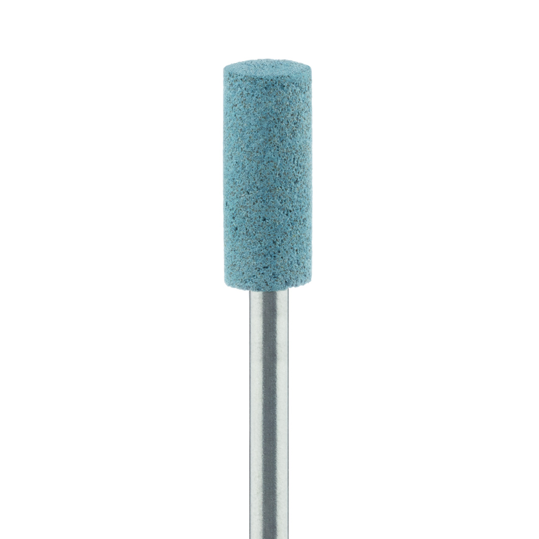 9735H-050-HP-TRQ Abrasive, Turquoise, Cylinder, Diamond Porcelain for Ceramics, Zirconia Sprue Removal, 5mm Ø, Coarse, HP
