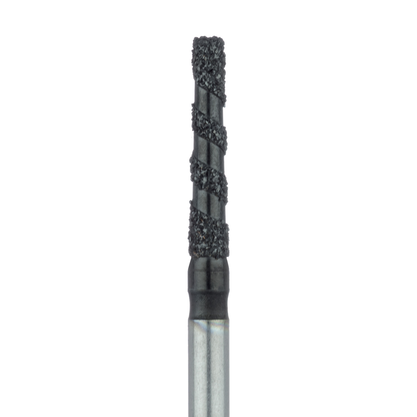 B847-016-FG Black Cobra Diamond Bur, Flat End Taper, 1.6mm Ø, Super Coarse, FG