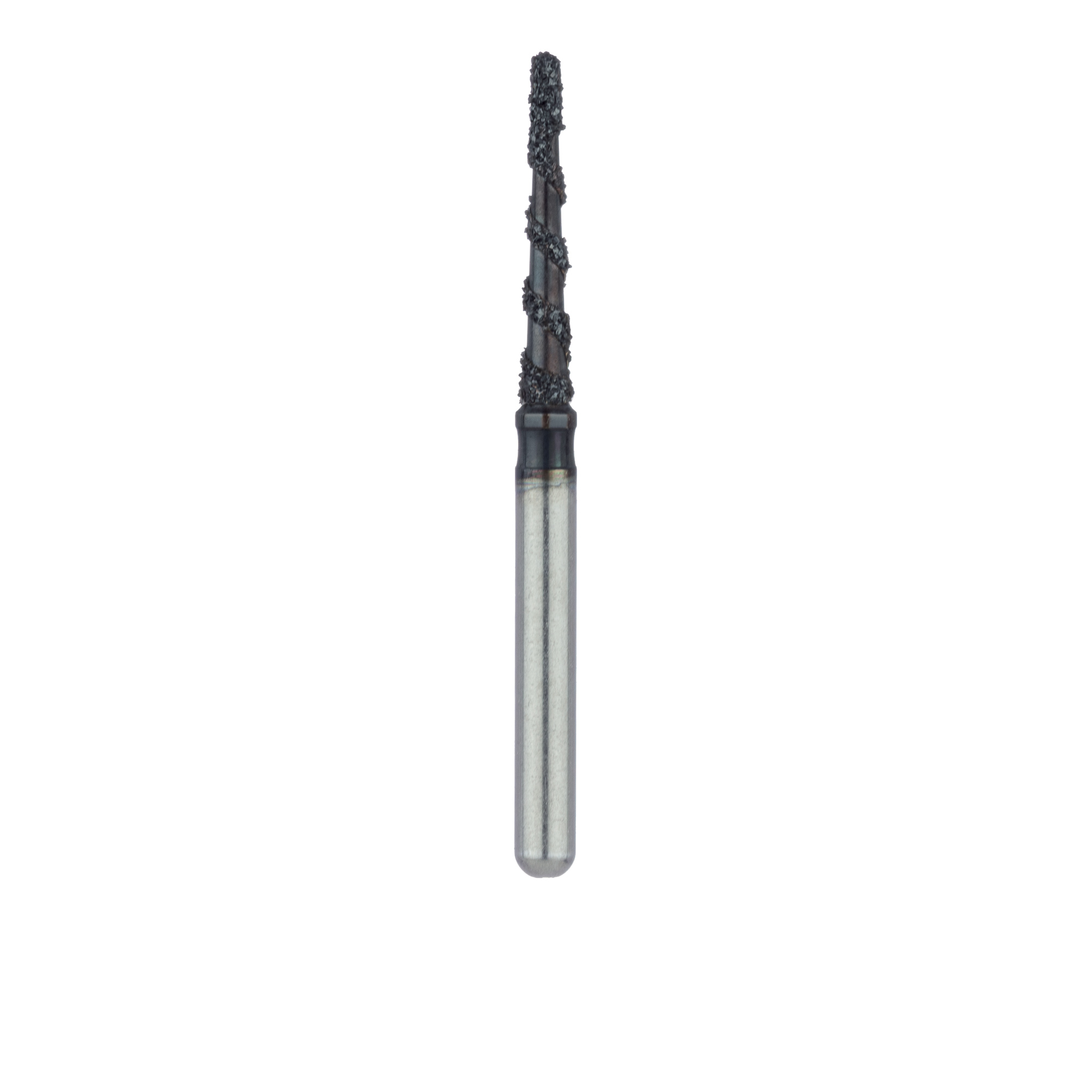 B850-014-FG Black Cobra Diamond Bur, Round End Taper, 1.4mm Ø, Super Coarse, FG