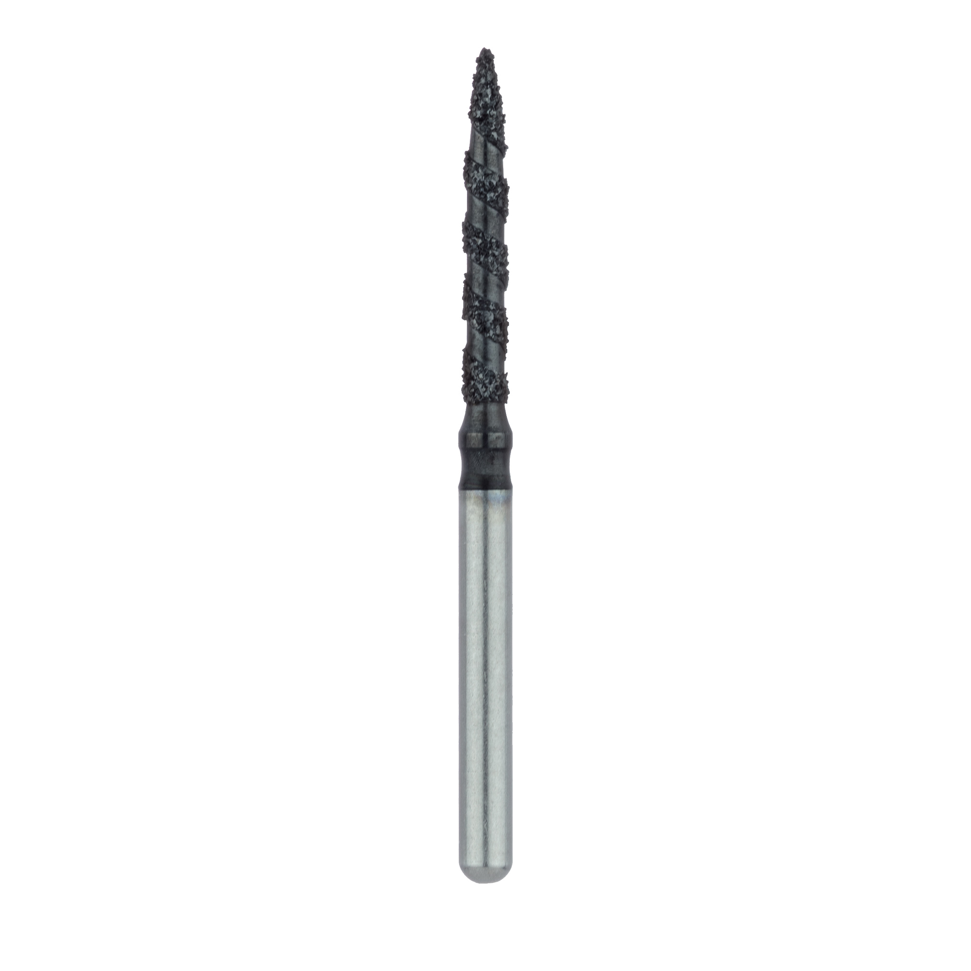 B863-014-FG Black Cobra Diamond Bur, Thin Flame, 1.4mm Ø, Super Coarse, FG