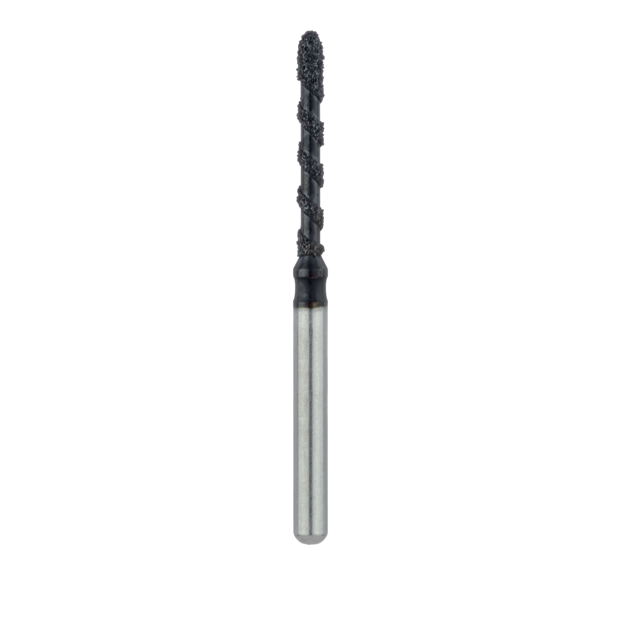 B869-012-FG Black Cobra Diamond Bur, Straight Bevel Tip, 1.2mm Ø, Super Coarse, FG