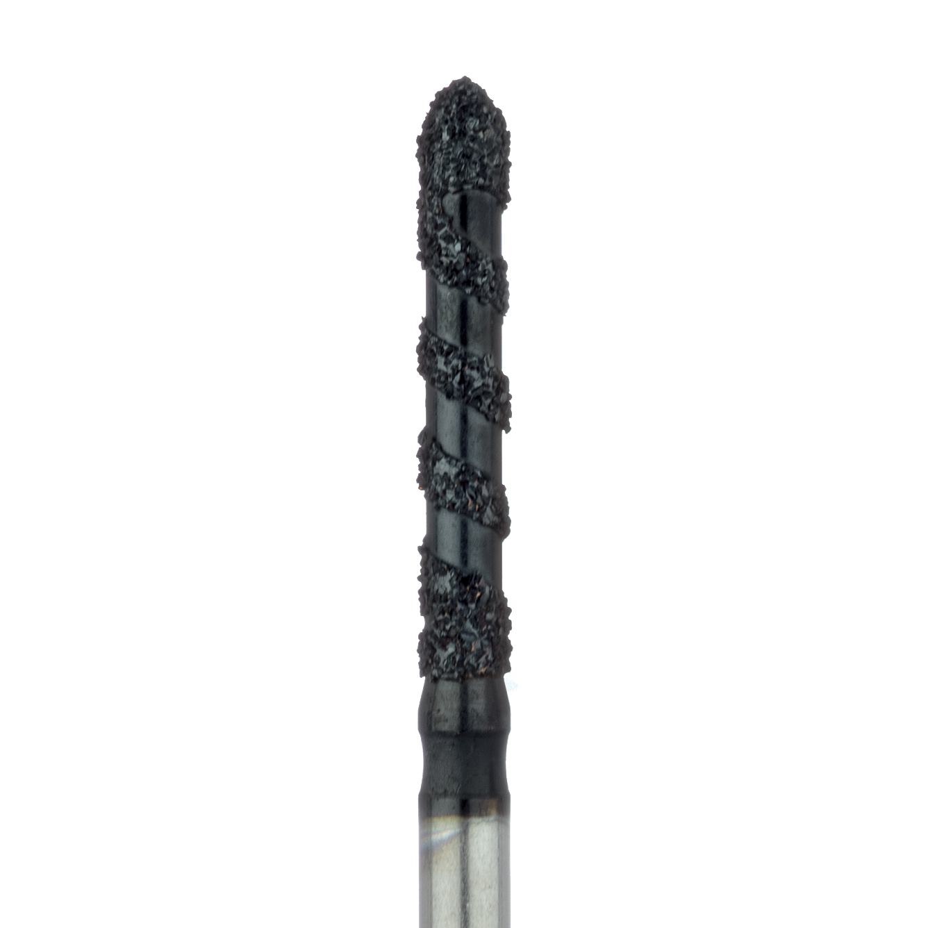 B869-016-FG Black Cobra Diamond Bur, Cylinder Bevel Tip, 1.6mm Ø, Super Coarse, FG