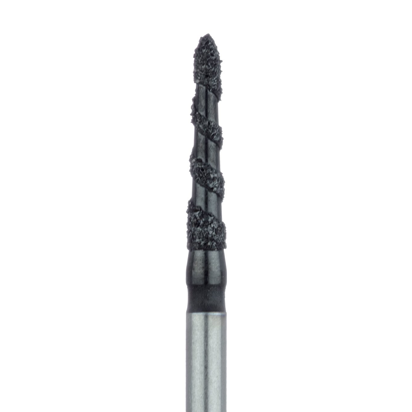 B878-016-FG Black Cobra Diamond Bur, Modified Chamfer, 1.6mm Ø, Super Coarse, FG