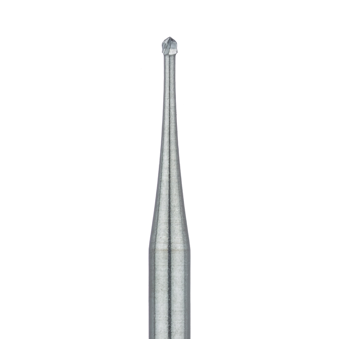 HM1-006-FG Operative Carbide Bur, Round, US#1 / 2, 0.6mm Ø, FG