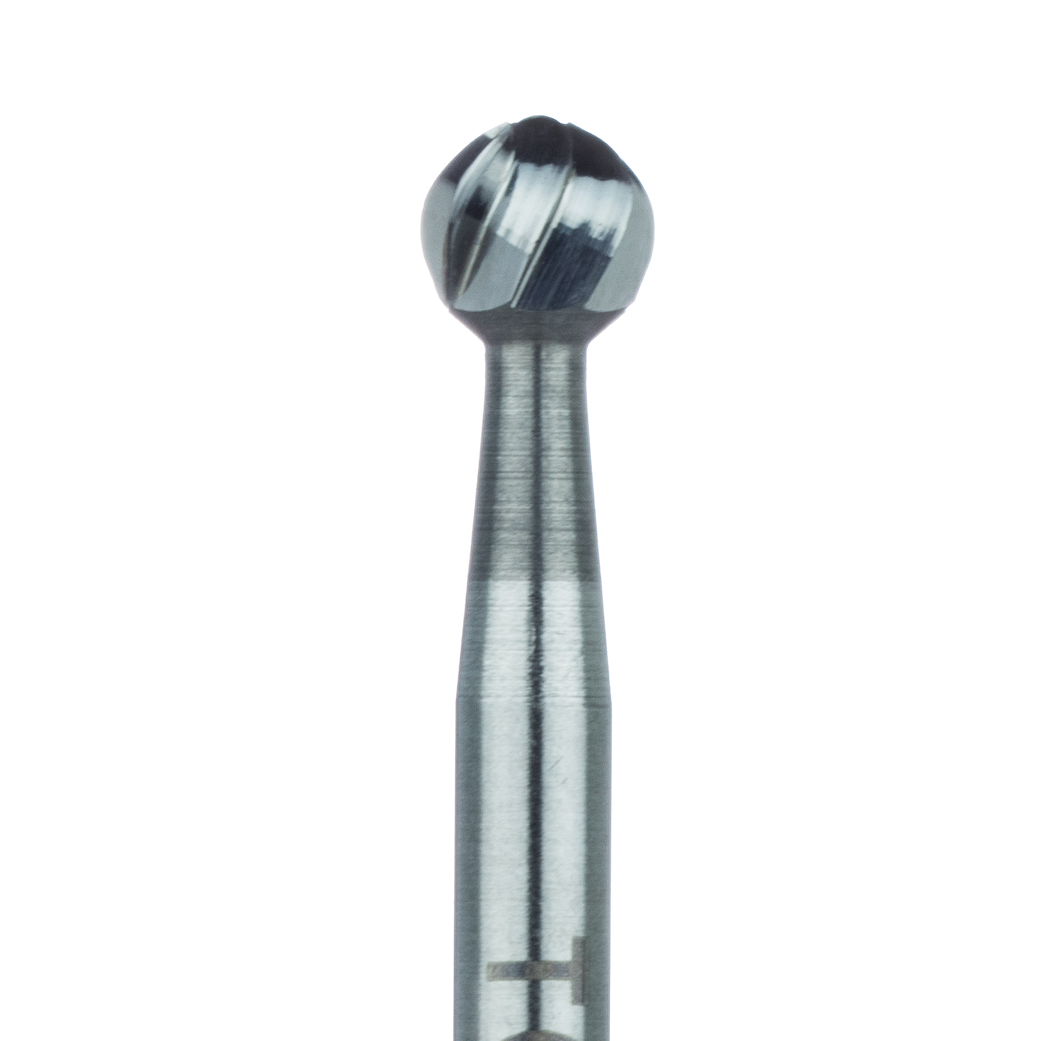 HM141F-035-RAL Surgical Round Carbide Bur, 3.5mm Ø, Fine, RAL