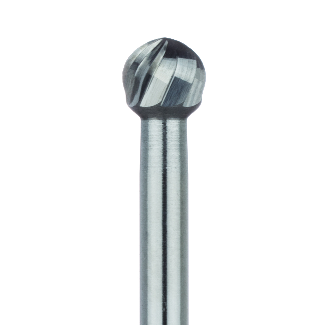 HM141F-040-RAL Surgical Round Carbide Bur, 4mm Ø, Fine, RAL