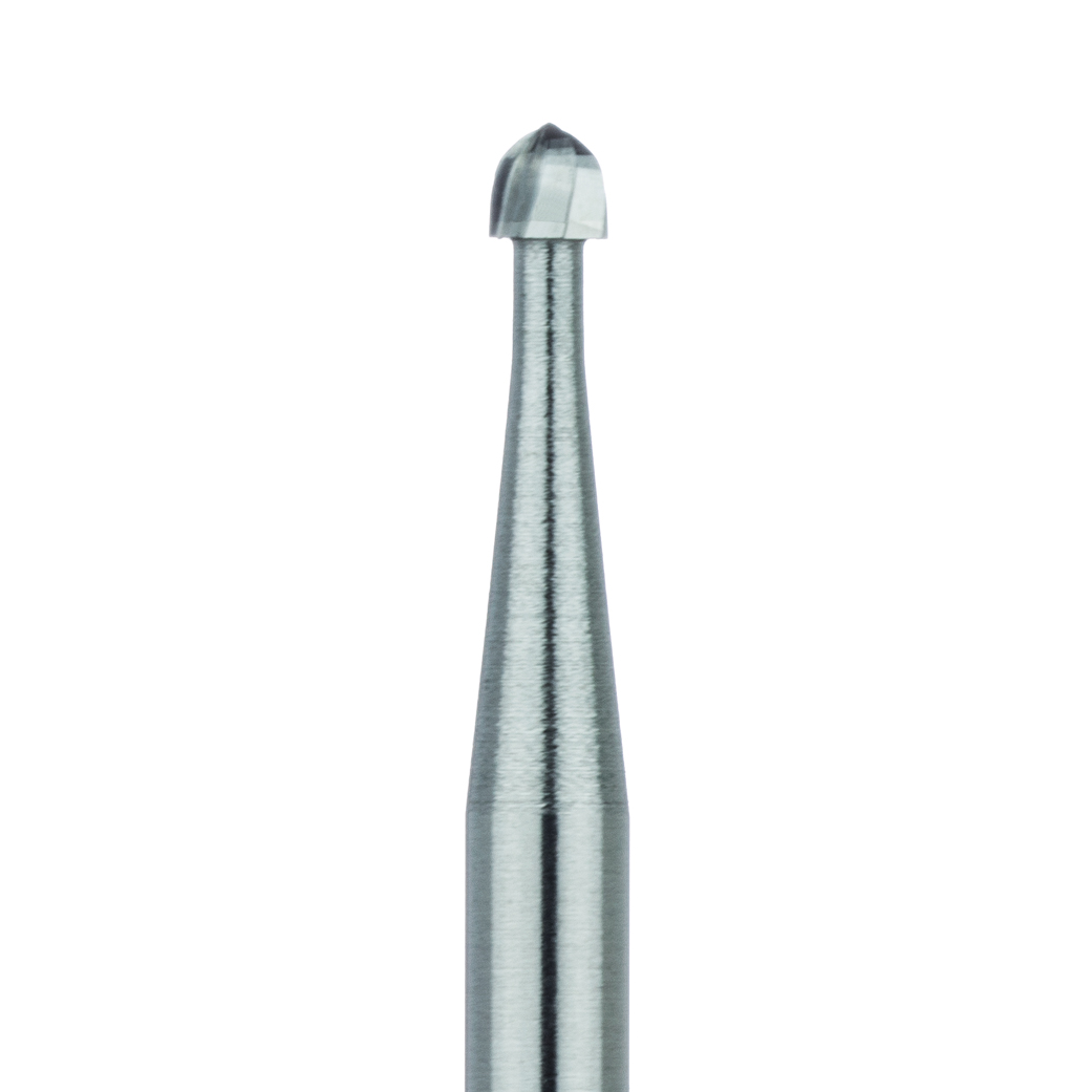 HM141F-018-RAX Surgical Round Carbide Bur, 1.8mm Ø, Fine, RAX