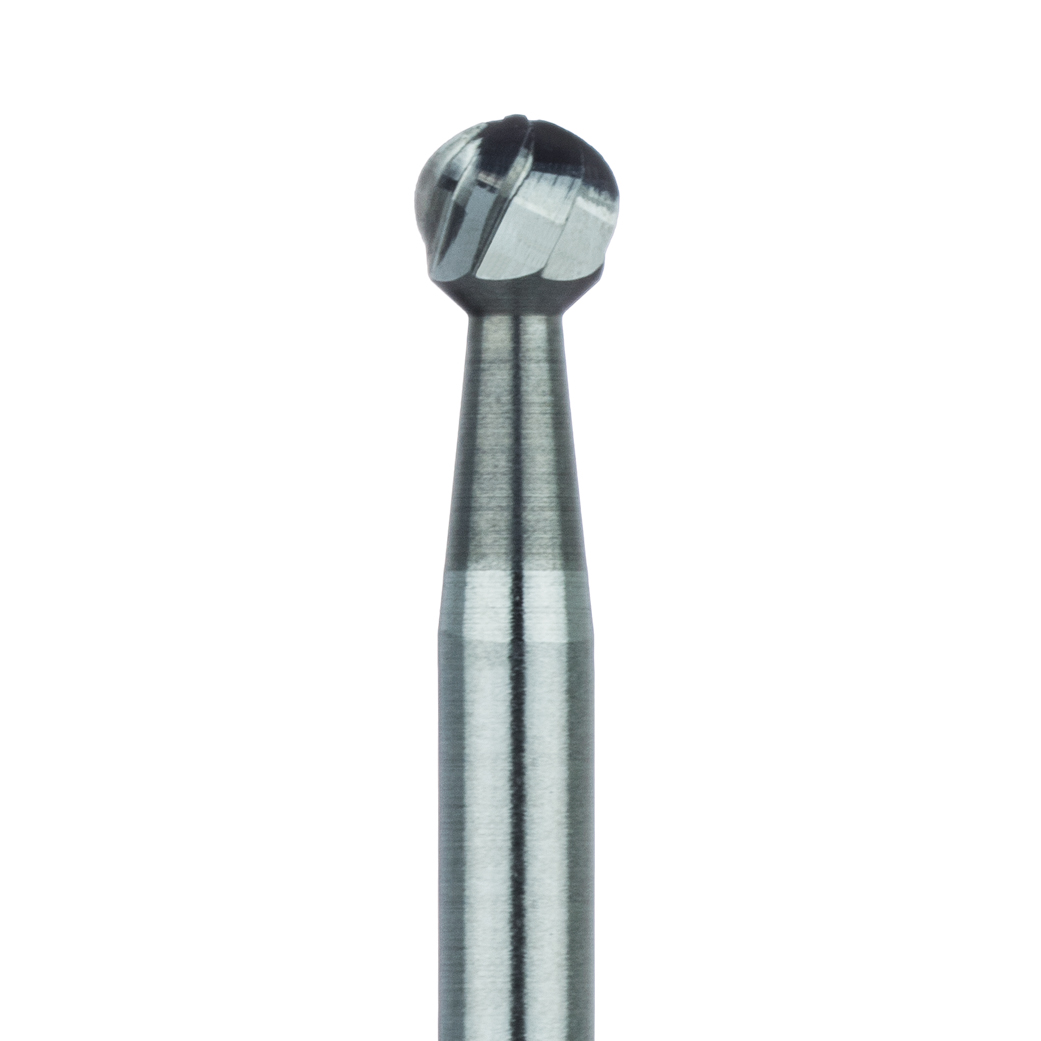 HM141F-031-RAX Surgical Round Carbide Bur, 3.1mm Ø, Fine, RAX