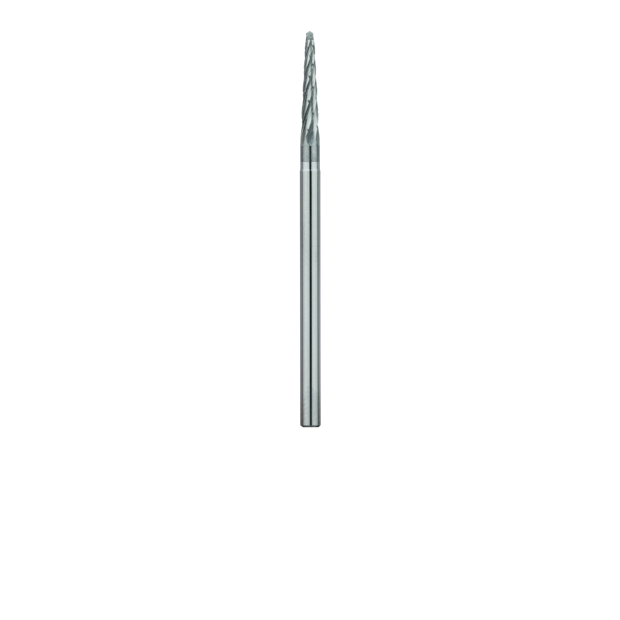 HM166RX-021-HP Surgical Lindemann Carbide Bur, Cross Cut, Spade Tip, 2.1mm Ø, Length 11mm, HP