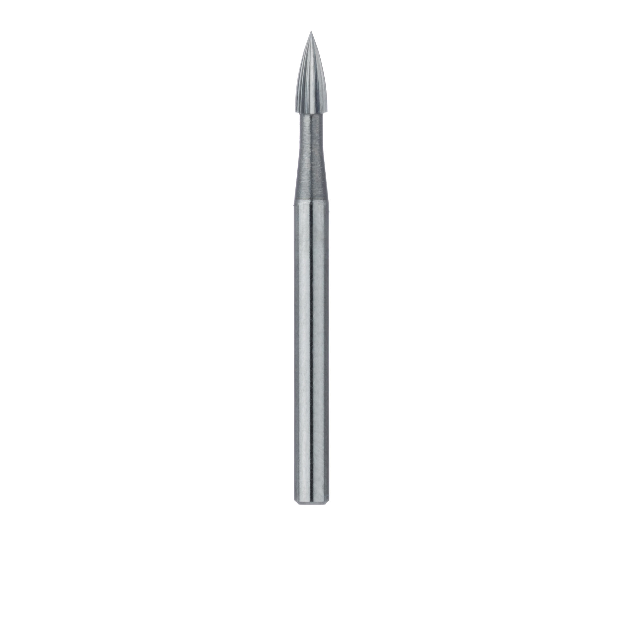HM246-014-FG Trimming & Finishing Carbide Bur, Fine, Small Flame, US#7904, 1.4mm Ø, FG