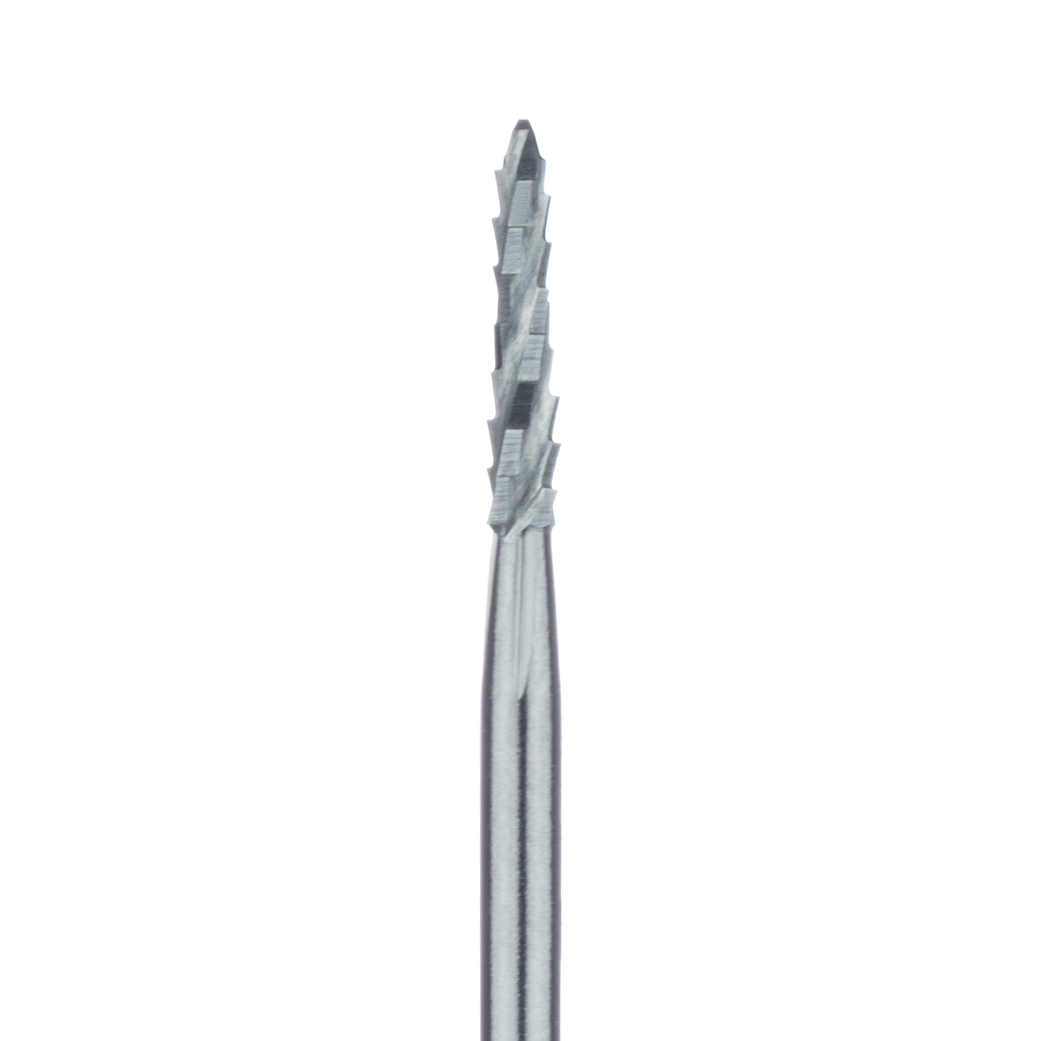 HM254-012-SU Surgical Carbide Bur, Special Fluting, 1.2mm Ø, SU