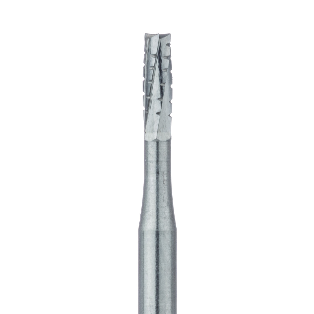 HM31-012-SU Operative Carbide Bur, Straight Cross Cut Fissure, US #558, 1.2mm Ø, SU