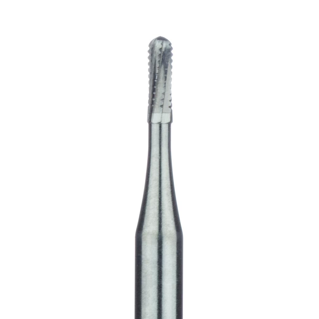 HM31C-012-RA Carbide Bur Specialty, Crown Removal, Round End Cross Cut Fissure 1.2mm RA