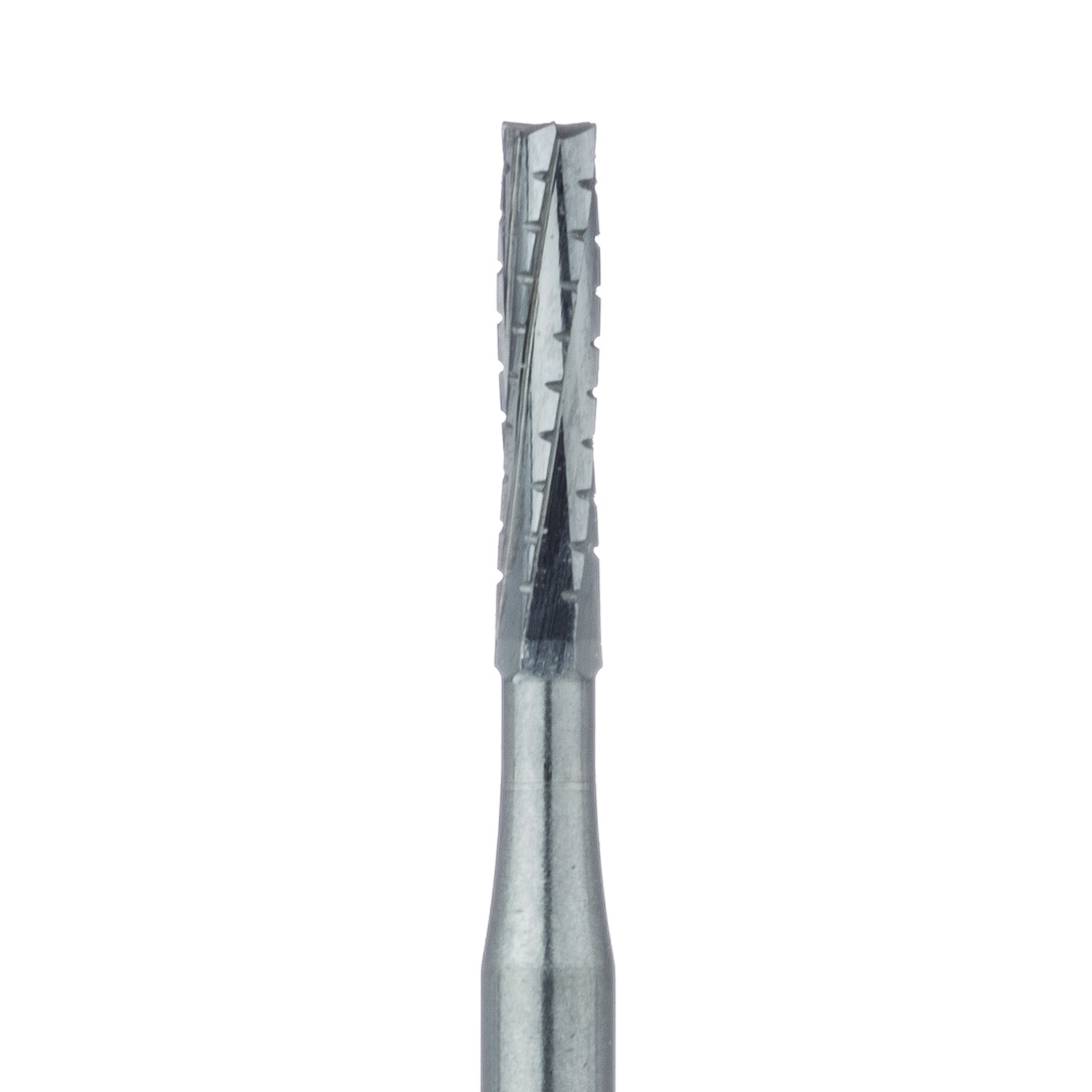 HM31L-012-SU Operative Carbide Bur, Long Straight Cross Cut, US #558L, 1.2mm Ø, SU
